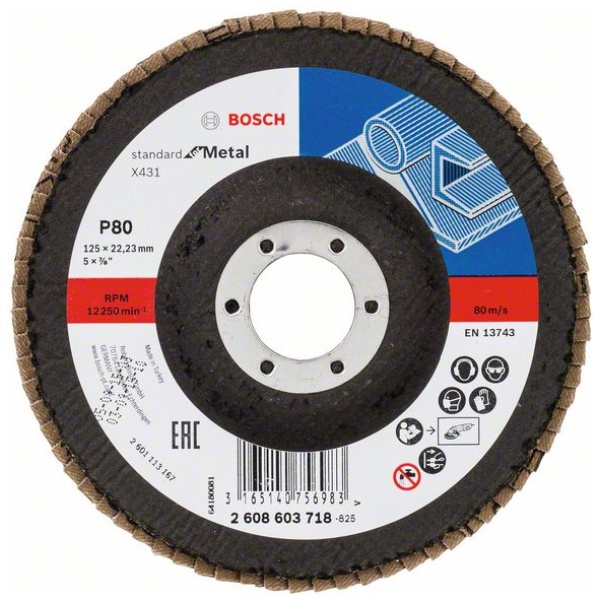 Lamelni brusni disk X431, Standard for Metal | 2608603718