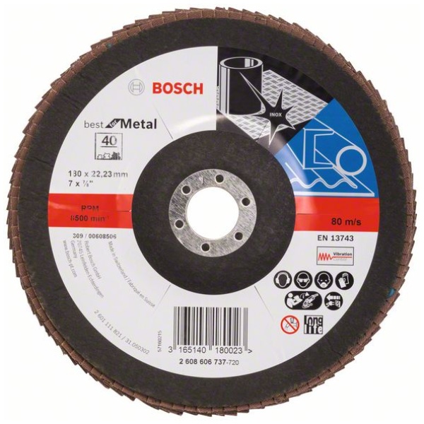 Lamelni brusni disk X571, Best for Metal | 2608606737