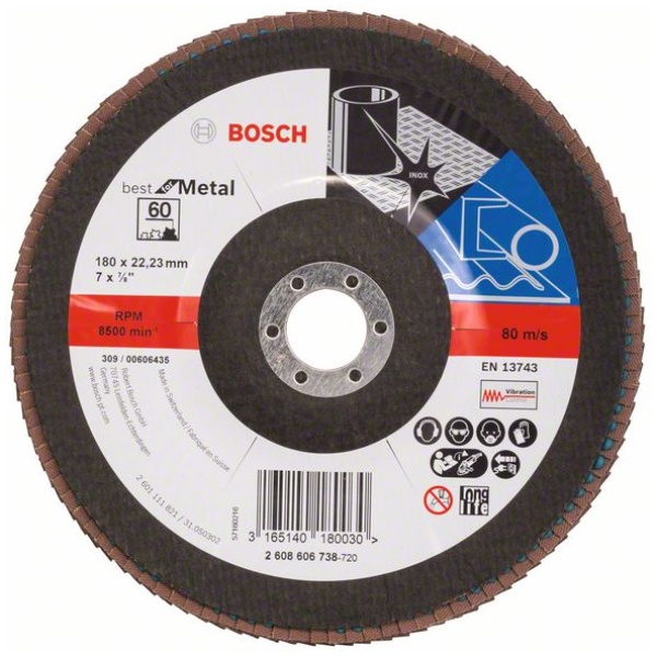 Lamelni brusni disk X571, Best for Metal | 2608606738