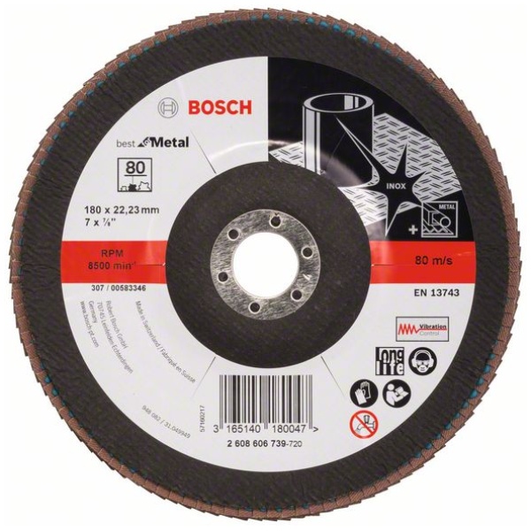 Lamelni brusni disk X571, Best for Metal | 2608606739