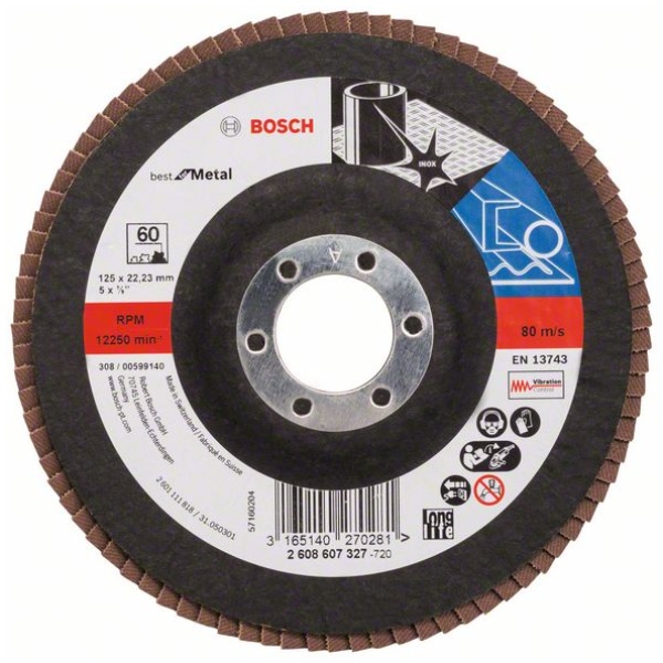 Lamelni brusni disk X571, Best for Metal | 2608607327