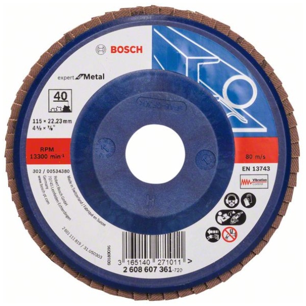 Lamelni brusni disk X551, Expert for Metal | 2608607361