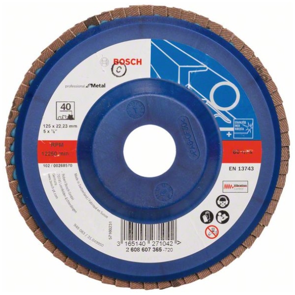 Lamelni brusni disk X551, Expert for Metal | 2608607365