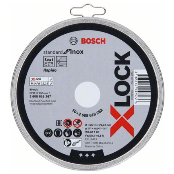 X-LOCK Standard for Inox 125x1x22,23 mm za ravno sečenje | 2608619262 - Image 2