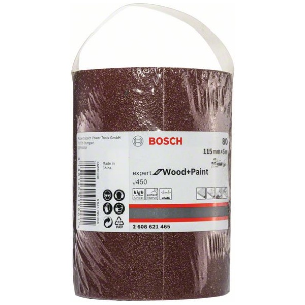 J450 Expert for Wood and Paint, 115 mm X 5 m, G80 | 2608621465 - Image 2