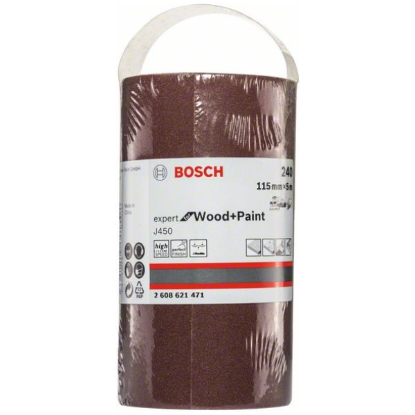 J450 Expert for Wood and Paint, 115 mm X 5 m, G240 | 2608621471 - Image 2