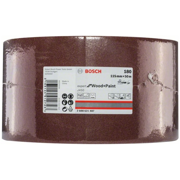 J450 Expert for Wood and Paint, 115 mm X 50 m, G180 | 2608621487 - Image 2