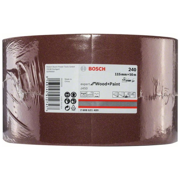 J450 Expert for Wood and Paint, 115 mm X 50 m, G240 | 2608621489 - Image 2