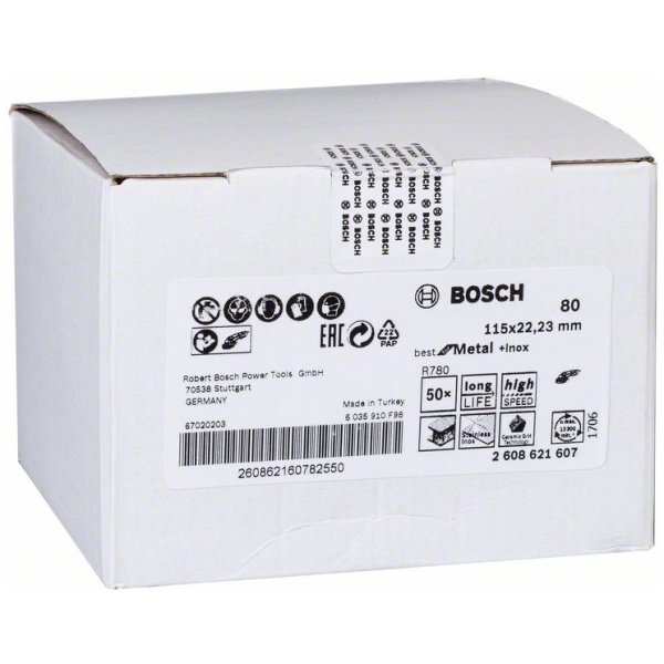 Brusni fiber disk R780, Best for Metal + Inox | 2608621607 - Image 2