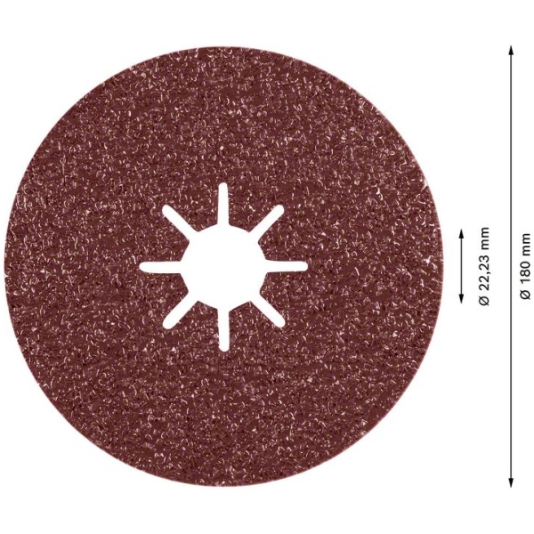 EXPERT R781 Prisma Ceramic Fiber disk od 180 mm, 22,23 mm, G 36 | 2608621797 - Image 3