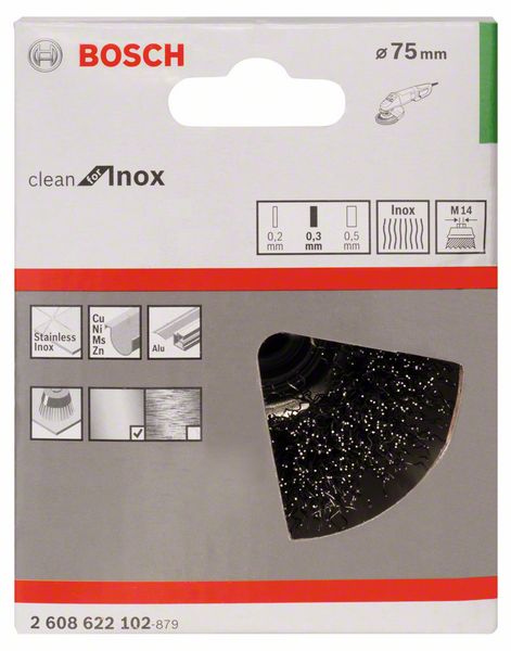 Bosch Talasasta obodna četka 75, nerđajuća | 2608622102 - Slika 2