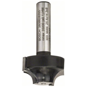 Glodalo za profilisanje ivica E, 8 mm, R1 6,3 mm, D 25,4 mm, L 14 mm, G 46 mm Bosch | 2608628355