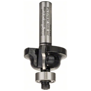 Glodalo za profilisanje ivica B, 8 mm, R1 4 mm, B 8 mm, L 12,4 mm, G 54 mm  Bosch | 2608628394