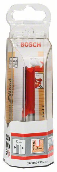 Expert for Wood ravno glodalo, karbid, 12 mm, D1 12 mm, L 38,1 mm, G 80 mm | 2608629365 - Slika 2