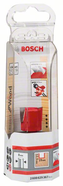 Expert for Wood glodalo za usecanje žlebova za šarke, 8 mm, D1 19 mm, L 12,5 mm, G 51 mm | 2608629367 - Slika 2