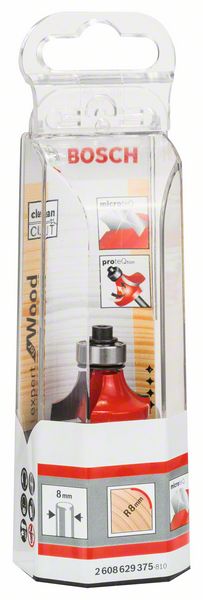 Expert for Wood glodalo za zaobljavanje 8 mm, D 28,6 mm, R1 8 mm, L 12,7 mm, G 55 mm | 2608629375 - Slika 2