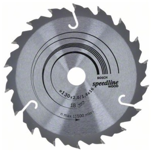 List kružne testere 130×16 mm / T18  Bosch Speedline Wood | 2608640775