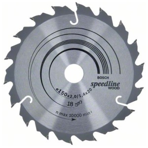 List kružne testere 150 x 20 mm / T18 Bosch Speedline Wood | 2608640781