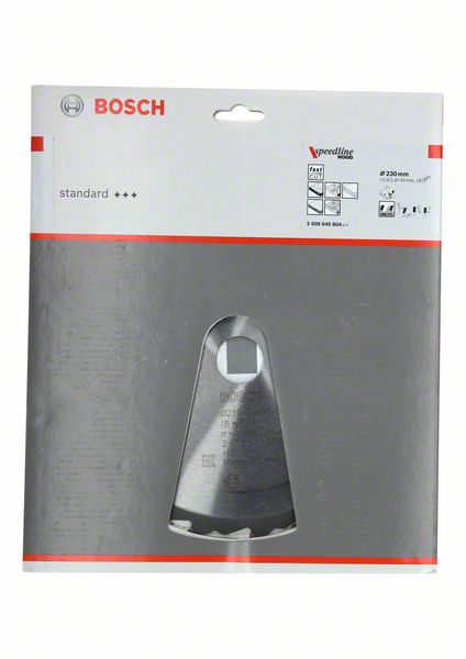 List kružne testere 230×30 mm / T18 Bosch Speedline Wood | 2608640804 - Slika 2