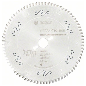 List kružne testere 250 x 30 mm / T80  Bosch Top Precision Best for Laminated Panel Abrasive | 2608642109