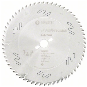 List kružne testere  300 x 30 mm / T60 Bosch Top Precision Best for Wood | 2608642115