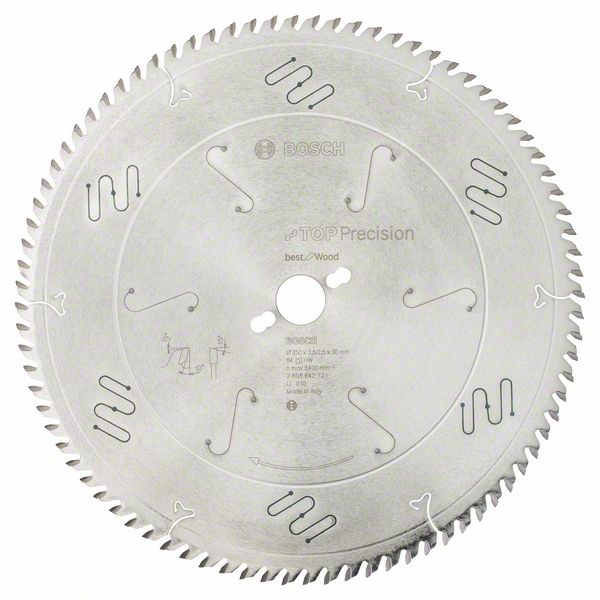 List kružne testere 350 x 30 mm / T84 Bosch Top Precision Best for Wood | 2608642121