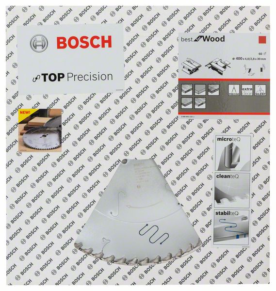 List kružne testere 400 x 30 mm / T60 Bosch Top Precision Best for Wood | 2608642122 - Slika 2
