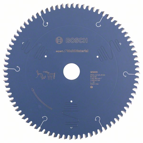 List kružne testere 250×30 mm / T80 Bosch Expert for Multi Material | 2608642494