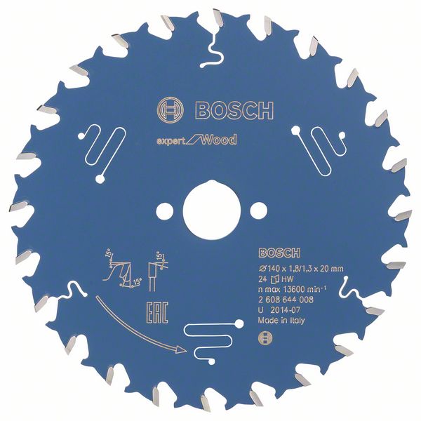 List kružne testere 140×20 mm / T24 Bosch Expert for Wood | 2608644008