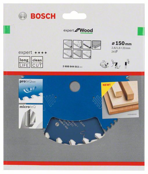 List kružne testere 150×20 mm / T24 Expert for Wood | 2608644011 - Slika 2