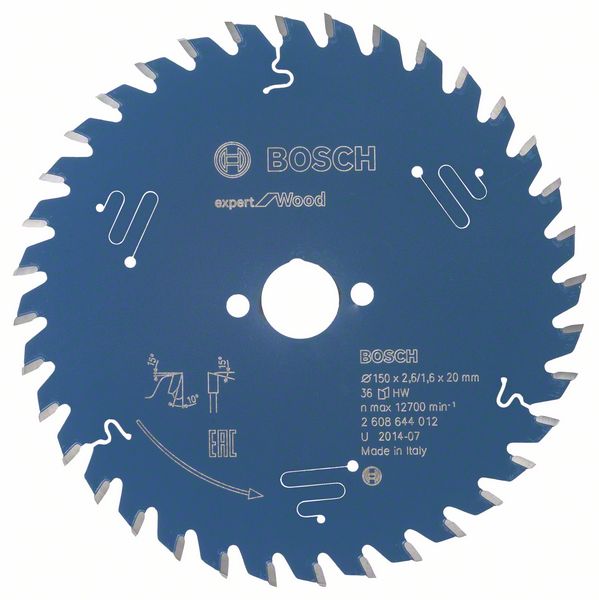 List kružne testere 150×20 mm / T36 Bosch Expert for Wood | 2608644012