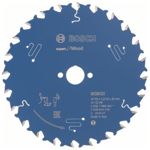 List kružne testere 160×20 mm / T24 Bosch Expert for Wood | 2608644016