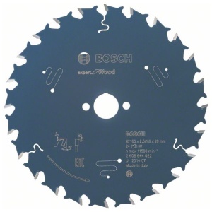 List kružne testere 165×20 mm / T24 Bosch Expert for Wood | 2608644022