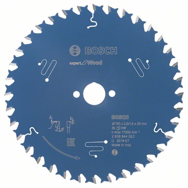 List kružne testere 165×20 mm / T36 Bosch Expert for Wood | 2608644023