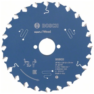 List kružne testere 165×30 mm / T24 Bosch Expert for Wood | 2608644025