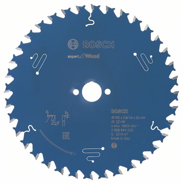 List kružne testere 180×20 mm / T36 Bosch Expert for Wood | 2608644030