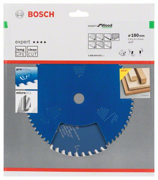 List kružne testere 180×20 mm / T48 Expert for Wood | 2608644031 - Slika 2