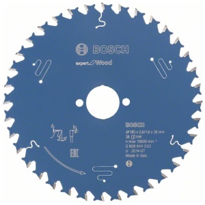 List kružne testere 180 x 30 mm / T36 Bosch Expert for Wood | 2608644033