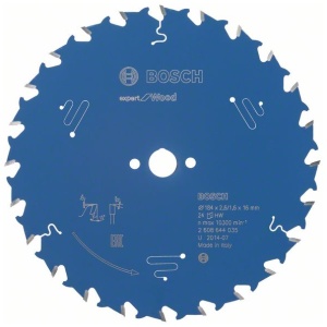 List kružne testere 184×16 mm / T24 Bosch Expert for Wood | 2608644035