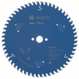 List kružne testere 184×16 mm / T56 Bosch Expert for Wood | 2608644037