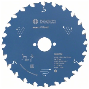 List kružne testere 184 x 30 mm / T24 Bosch Expert for Wood | 2608644041