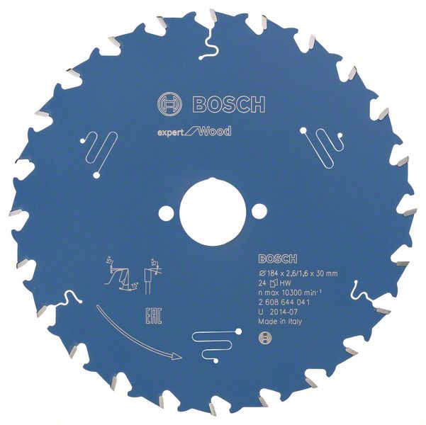 List kružne testere 184 x 30 mm / T24 Bosch Expert for Wood | 2608644041