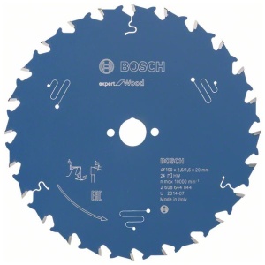 List kružne testere 190×20 mm / T24 Bosch Expert for Wood | 2608644044