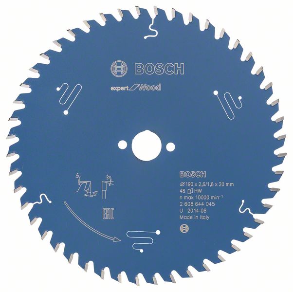 List kružne testere 190×20 mm / T48 Bosch Expert for Wood | 2608644045
