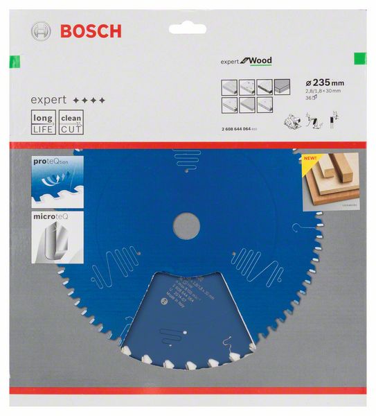 List kružne testere 235×30 mm / T36 Bosch Expert for Wood | 2608644064 - Slika 2