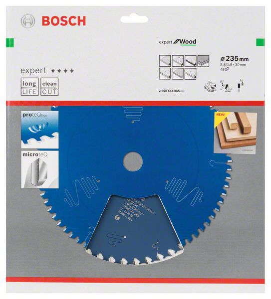 List kružne testere 235×30 mm / T48 Bosch Expert for Wood | 2608644065 - Slika 2