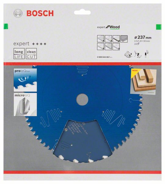 List kružne testere 237×30 mm / T24 Bosch Expert for Wood | 2608644067 - Slika 2
