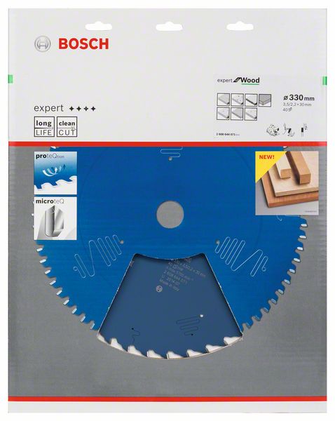 List kružne testere 330 x 30 mm / T40 Bosch Expert for Wood | 2608644071 - Slika 2