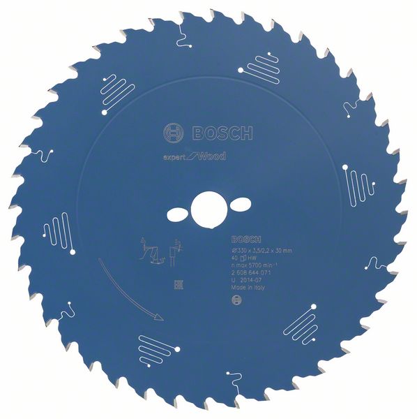 List kružne testere 330 x 30 mm / T40 Bosch Expert for Wood | 2608644071