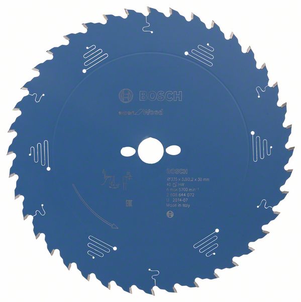List kružne testere 335 x 30 mm / T 40 Bosch Expert for Wood | 2608644072